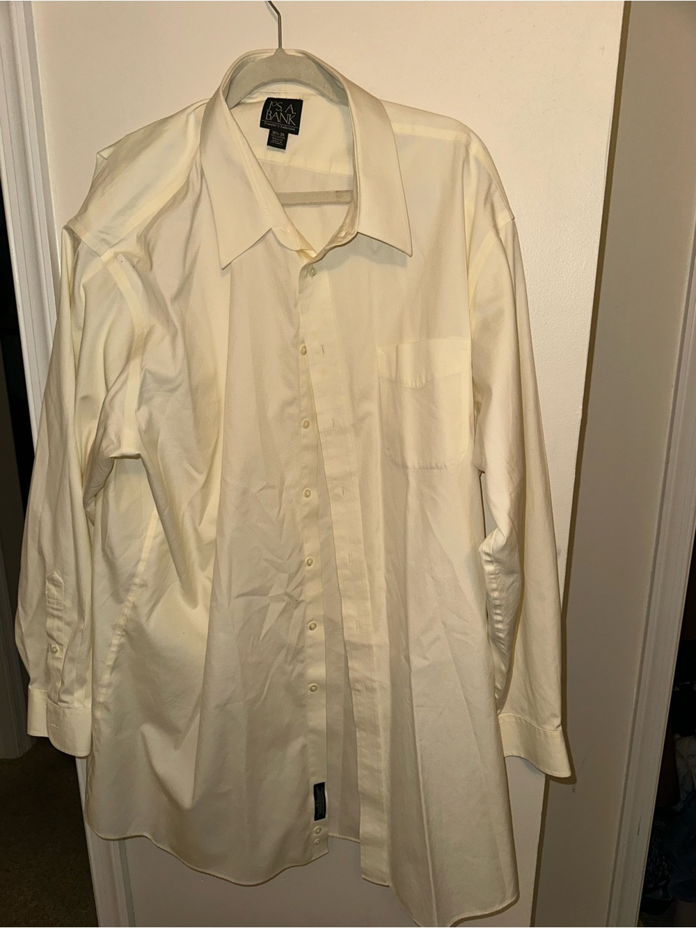 Jos. A. Banks Classic Cream Dress Shirt